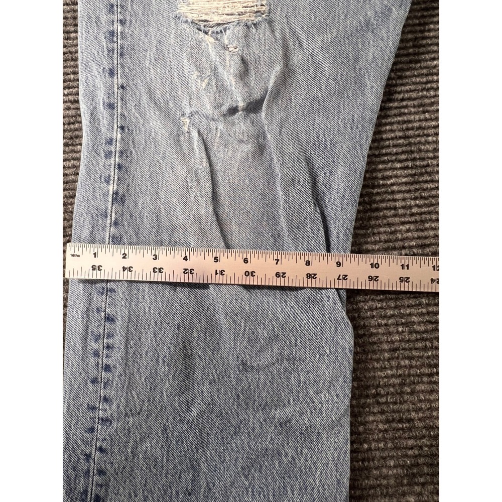 Vintage Levi's 501 XX Jeans Mens 38x32 Button Fly Distressed USA Made Light Wash - Picture 4 of 16